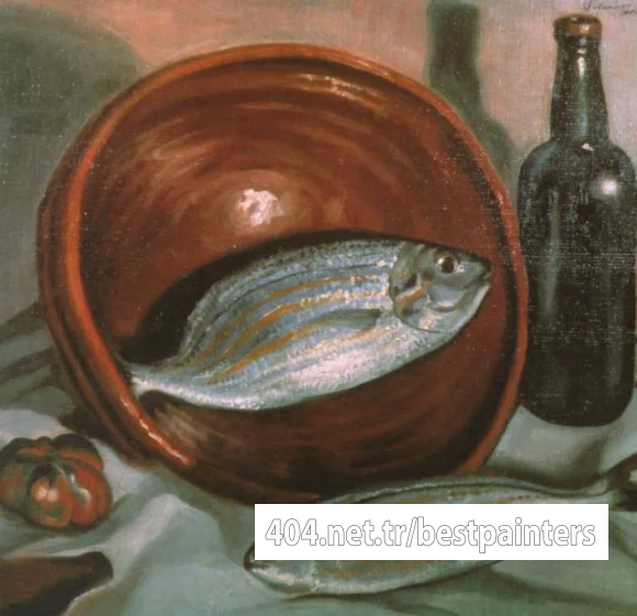 1923_15_Still Life_ Fish with Red Bowl, 1923-24