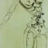 1934_52_Surrealist Knight for a Four-part Screen, circa 1934