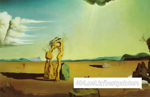 1946_03_Nude in the Desert Landscape, 1946