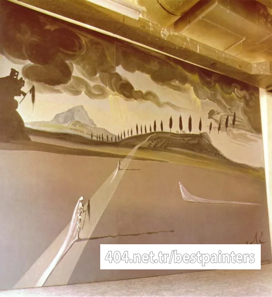 1950_11_Backdrop for 'Don Juan Tenorio', 1950