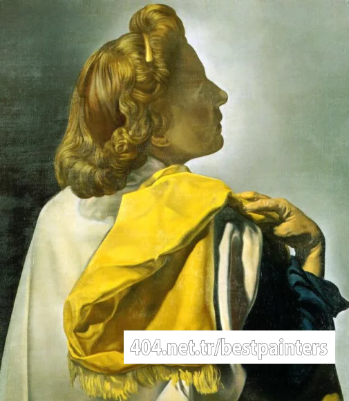 1954_13_Gala Contemplating the Corpus Hypercubicus, 1954
