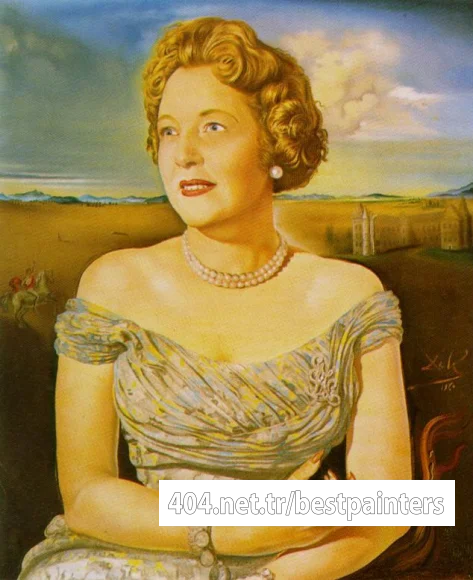 1960_35_Portrait of Countess Ghislaine d'Oultremont, 1960