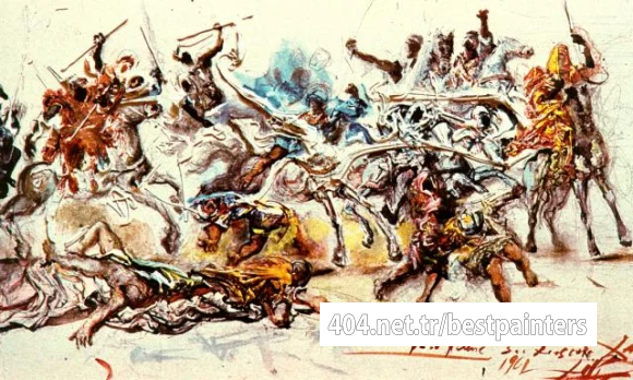 1961_06_Study for 'The Battle of Tetuan', 1961