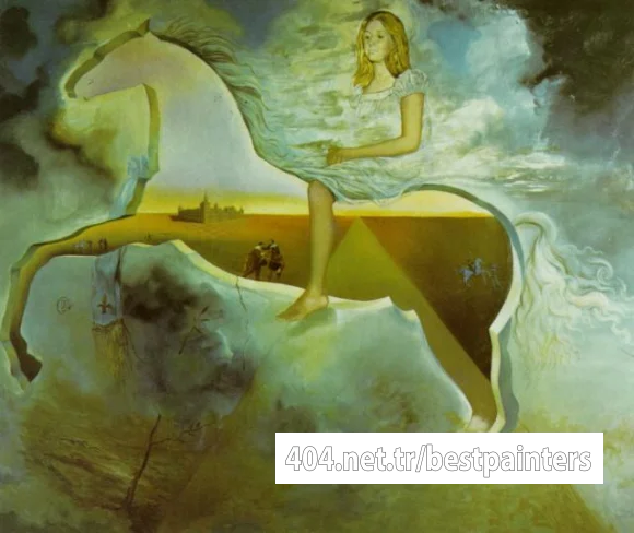 1974_01_Equestrian Portrait of Carmen Bordiu-Franco, 1974