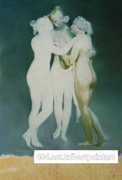 1979_15_Three Graces of Canova (unfinished), 1979