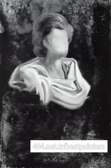 1981_23_Untitled (Female Bust with Draped Cloth), 1981