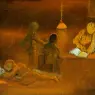 1981_28_Reading. Family Scene by Lamplight, 1981
