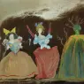 1981_31_Three Female Figures in Festive Gowns, 1981