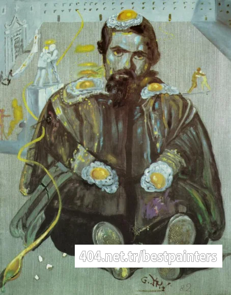 1982_06_Velazquez Dying Behind the Window on the Left Side Out of Which a Spoon Projects, 1982