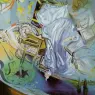 1983_16_Bed and Two Bedside Tables Ferociously Attacking a Cello (last state), 1983