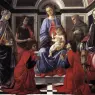 BOTTICELLI_Sandro_Madonna_And_Child_With_Six_saints