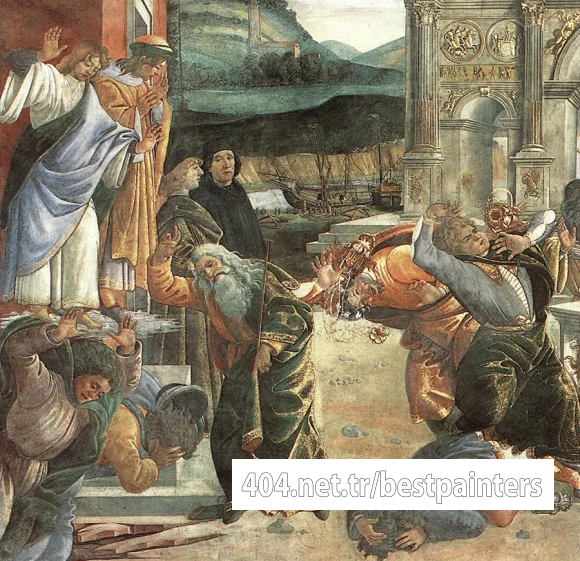 Botticelli_The_Punishment_of_Korah_detail_2