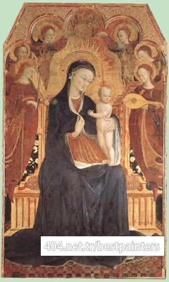 SASSETTA_Virgin_And_Child_Adored_By_Six_Angels