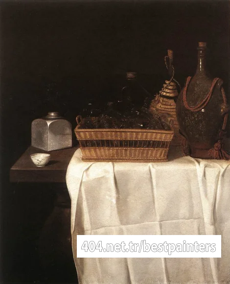 STOSKOPFF_Sebastien_Still_Life_With_Glasses_And_Bottles