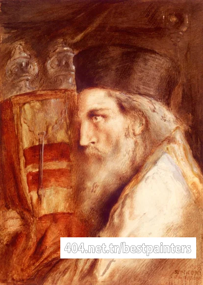 Solomon_Simeon_A_Rabbi_Holding_The_Torah