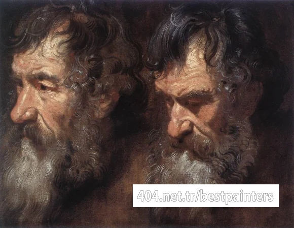 DYCK_Anthony_Van_Studies_of_a_Mans_Head