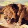 Landseer_Sir_Edwin_Lion_Drinking_At_A_Stream