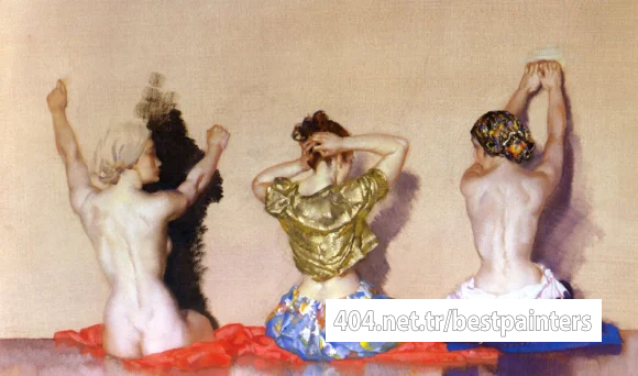 Flint_Sir_William_Russel_Miriam_Chloe_And_Jane