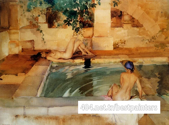 Flint_Sir_William_Russell_Gleaming_Limbs_And_Cool_Waters