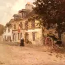 Thaulow_Frits_A_Village_Street_In_France