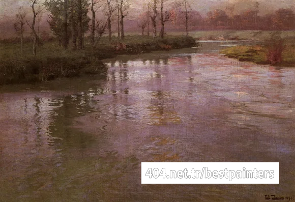 Thaulow_Frits_On_The_French_River