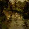Thaulow_Fritz_Woodland_Scene_With_A_River