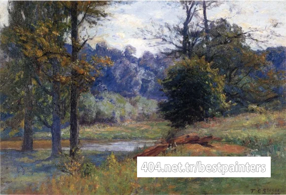 Steele_Theodore_Clement_Along_the_Creek_aka_Zionsville