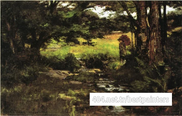 Steele_Theodore_Clement_Brook_in_Woods