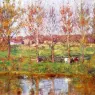 Steele_Theodore_Clement_Cows_by_the_Stream