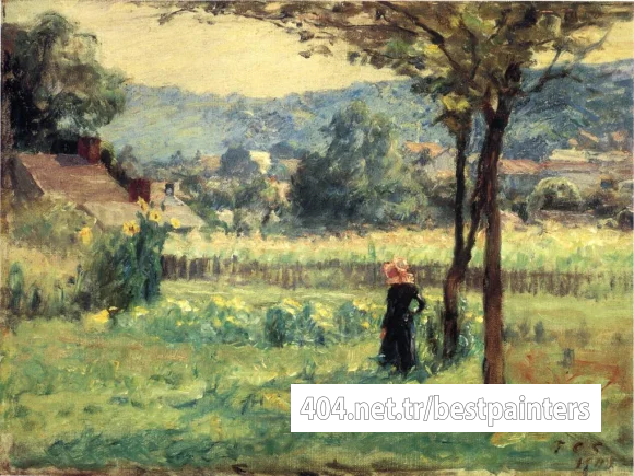 Steele_Theodore_Clement_Flower_Garden_at_Brookville