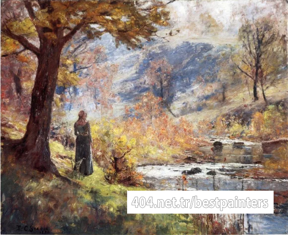 Steele_Theodore_Clement_Morning_by_the_Stream