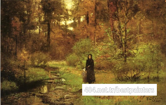 Steele_Theodore_Clement_The_Brook_in_the_Woods