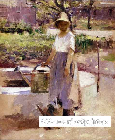 Robinson_Theodore_At_the_Fountain