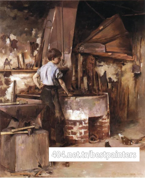 Robinson_Theodore_The_Apprentice_Blacksmith