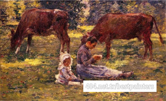 Robinson_Theodore_Watching_the_Cows