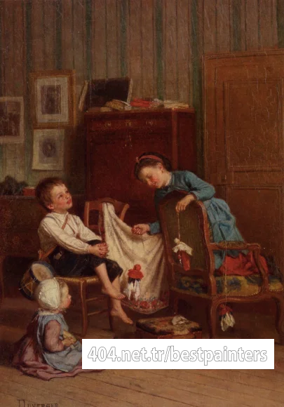 Duverger_Theophile_Emmanuel_The_Puppet_Show