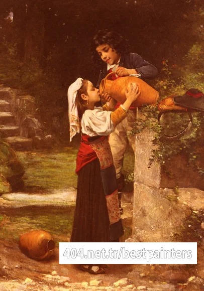 Thirion_Charles_Victor_At_The_Spring