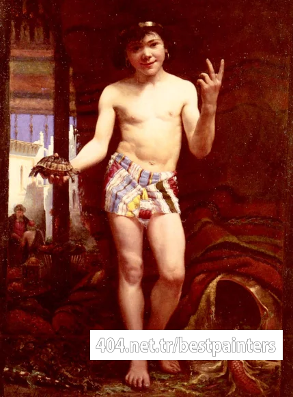 Thivet_Antoine_Auguste_The_Young_Street_Vendor