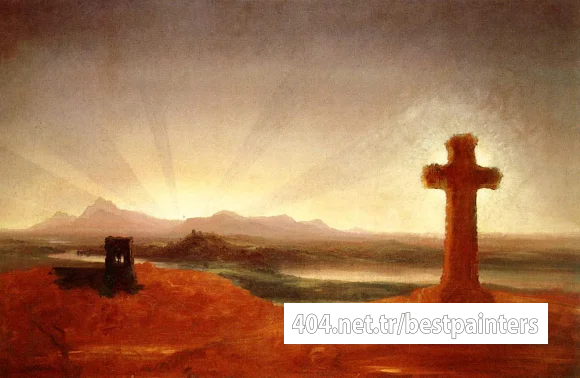 Cole_Thomas_Cross_at_Sunset