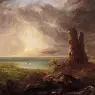 Cole_Thomas_Romantic_Landscape_with_Ruined_Tower