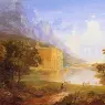 Cole_Thomas_The_Cross_and_the_World_Study_for_-The_Pilgrim_of_the_World_on_His_Journehy-