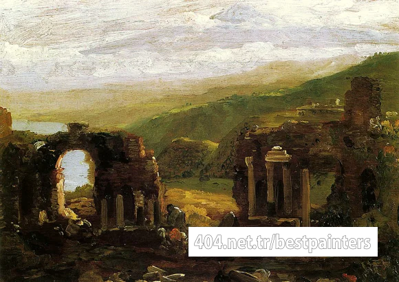 Cole_Thomas_The_Ruins_of_Taormina_(sketch)