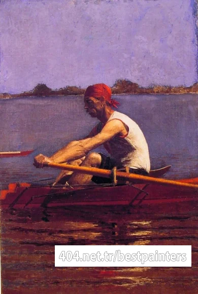 John_Biglin_in_A_single_Scull