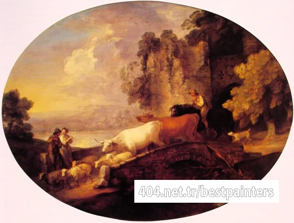 River_Landscape_with_Rustic_Lovers