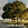 Girtin_Thomas_Trees_On_A_Riverbank