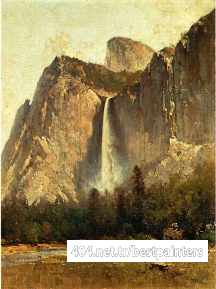 Hill_Thomas_Bridal_Veil_Falls_Yosemite_Valley