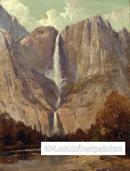 Hill_Thomas_Bridle_Veil_Fall_Yosemite