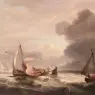 Luny_Thomas_Dutch_Barges_In_Open_Seas