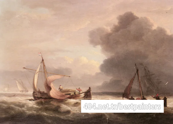 Luny_Thomas_Dutch_Barges_In_Open_Seas