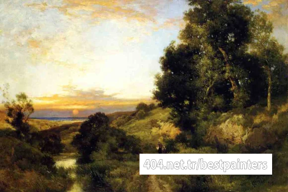 Moran_Thomas_A_Late_Afternoon_in_Summer